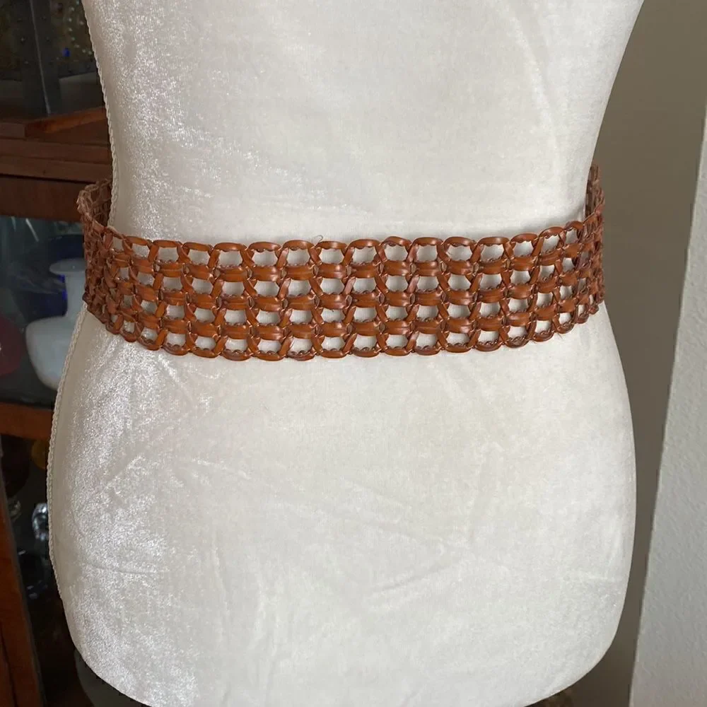 Vintage leather/vinyl  belt